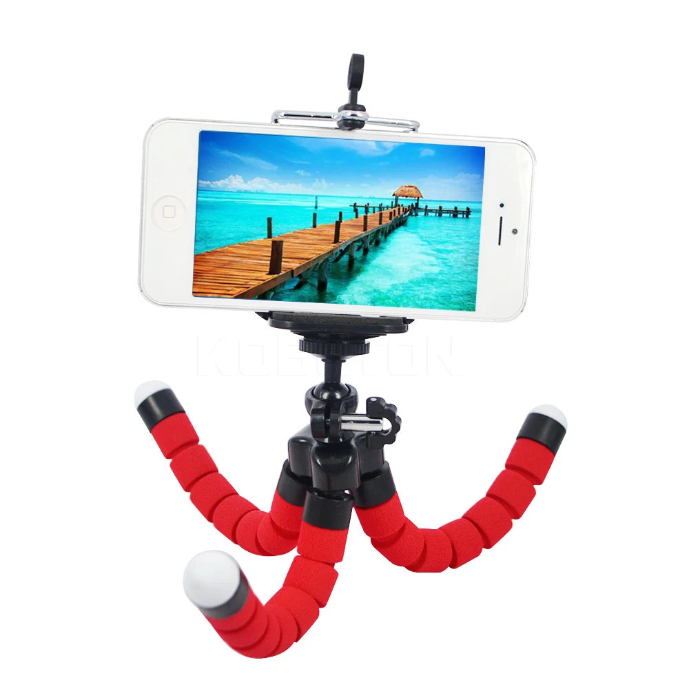 Kebidumei Outdoor Phone Holder Flexible Octopus Tripod Bracket Mount Monopod Adjustable Accessorie Support Universal For Phones | Мобильные