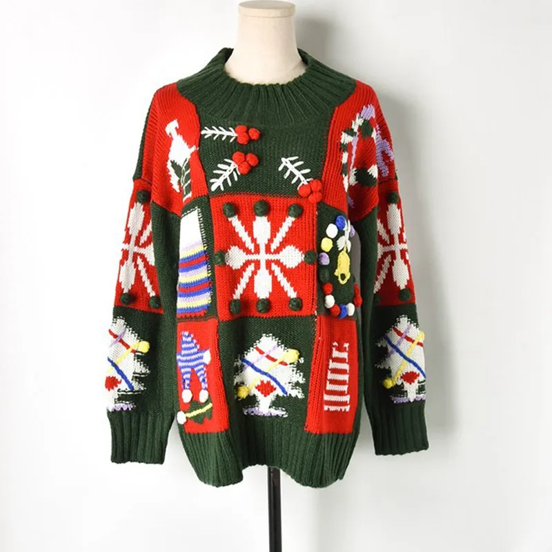 Хит продаж свитер модель 2018 года зимние сапоги с объемными шариками в виде