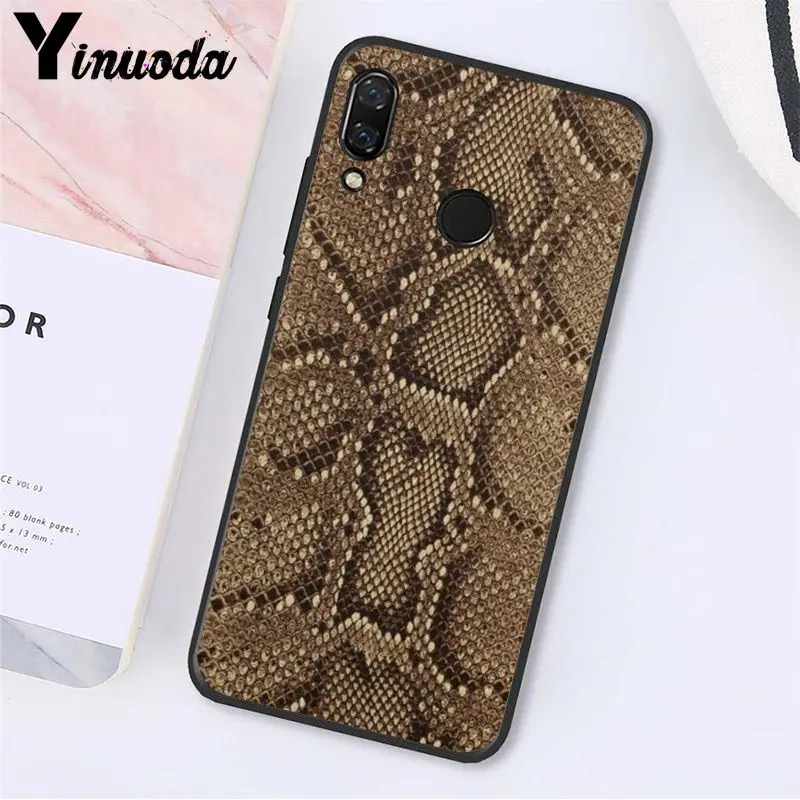 Чехол Yinuoda из змеиной кожи для телефона Xiaomi Redmi8 4X 6A S2 Go Redmi 5 5Plus Note8 Note5 7 Note8Pro |
