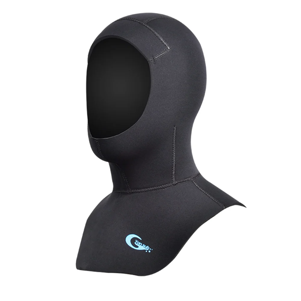 

3mm/5mm Neoprene Scuba Diving Hood with Shoulder for Winter Keep Warm Hat Caps Spearfishing Snorkeling Equipment Wetsuit Hood