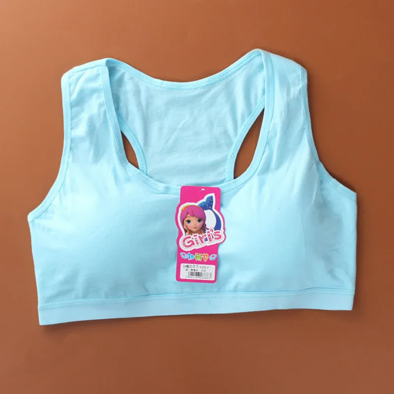 Спортивный бюстгальтер 6 шт./лот для девочек-подростков нижнее Белье беременных