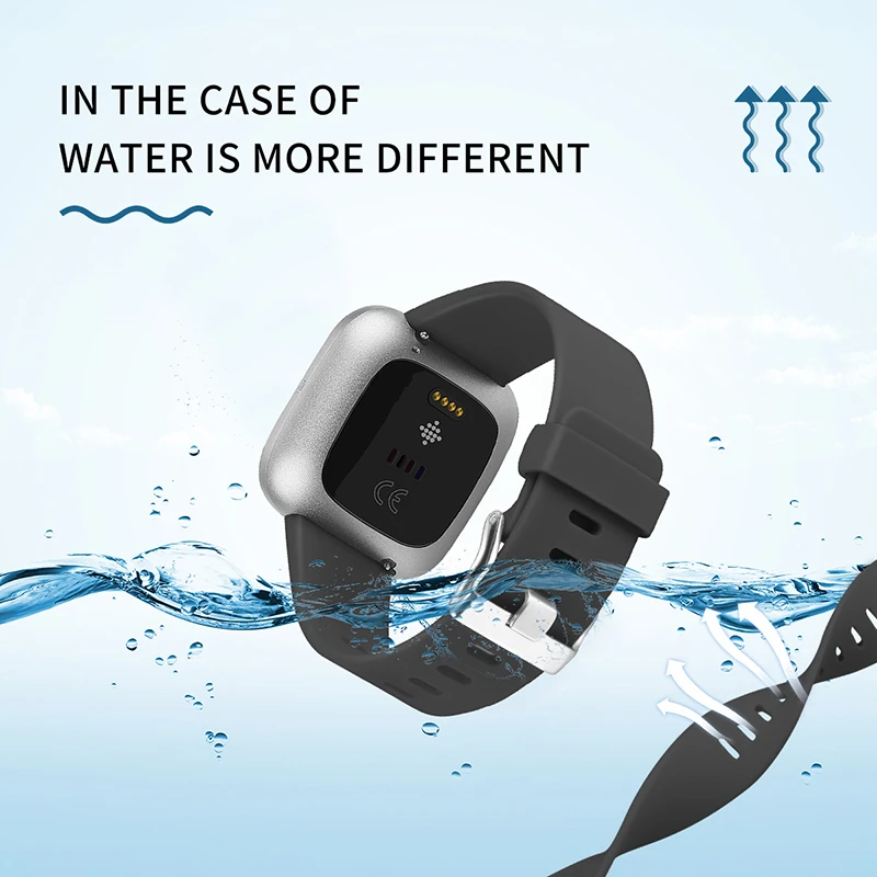 

Original Strap For Fitbit Versa 2 Replace Band Silicone Wriststrap Sport Waterproof Replacement Band Bracelets for Fitbit Versa