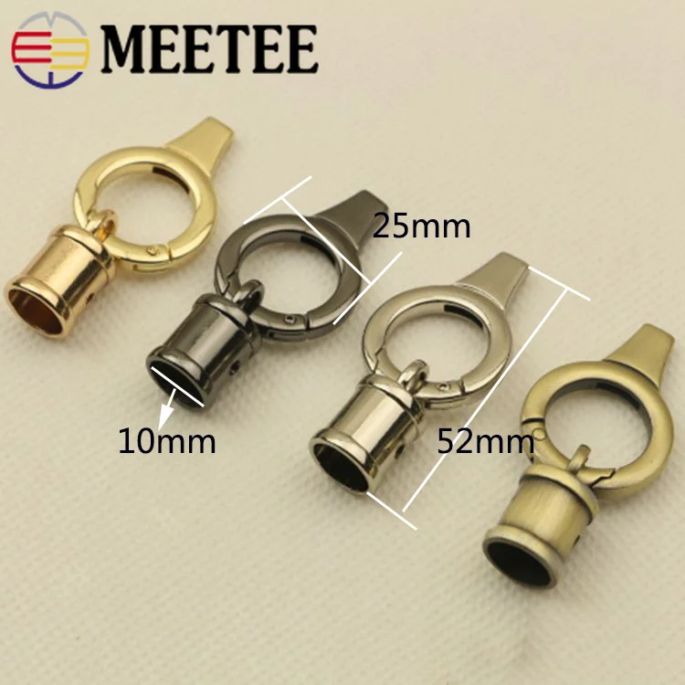 5 шт. Openable уплотнительное кольцо металлическая пряжка брелок защелкивающийся