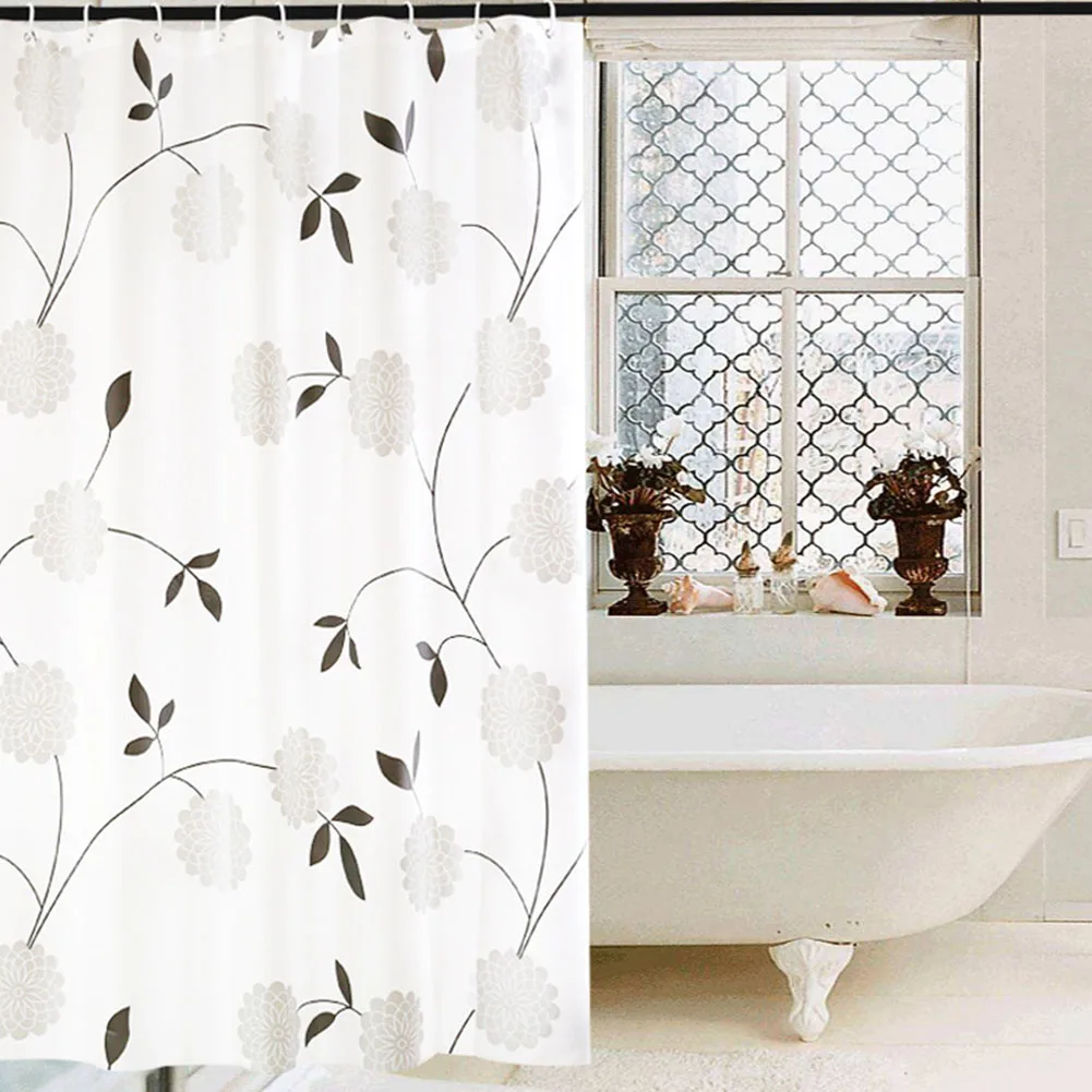 Занавеска для душа с защитой от плесени в ванную комнату настенная