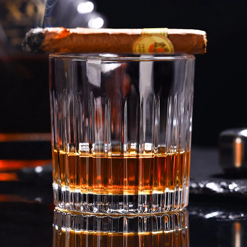 1 шт. с пазами для сигарет чашки сигар бессвинцовый прозрачный стакан пива