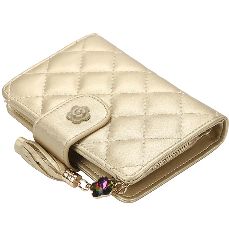 

Women's Purse Soft Leather Zipper Tassel Pendant Women's Wallet Women Purses Coin Purse Credit Card Holder 5 Colors