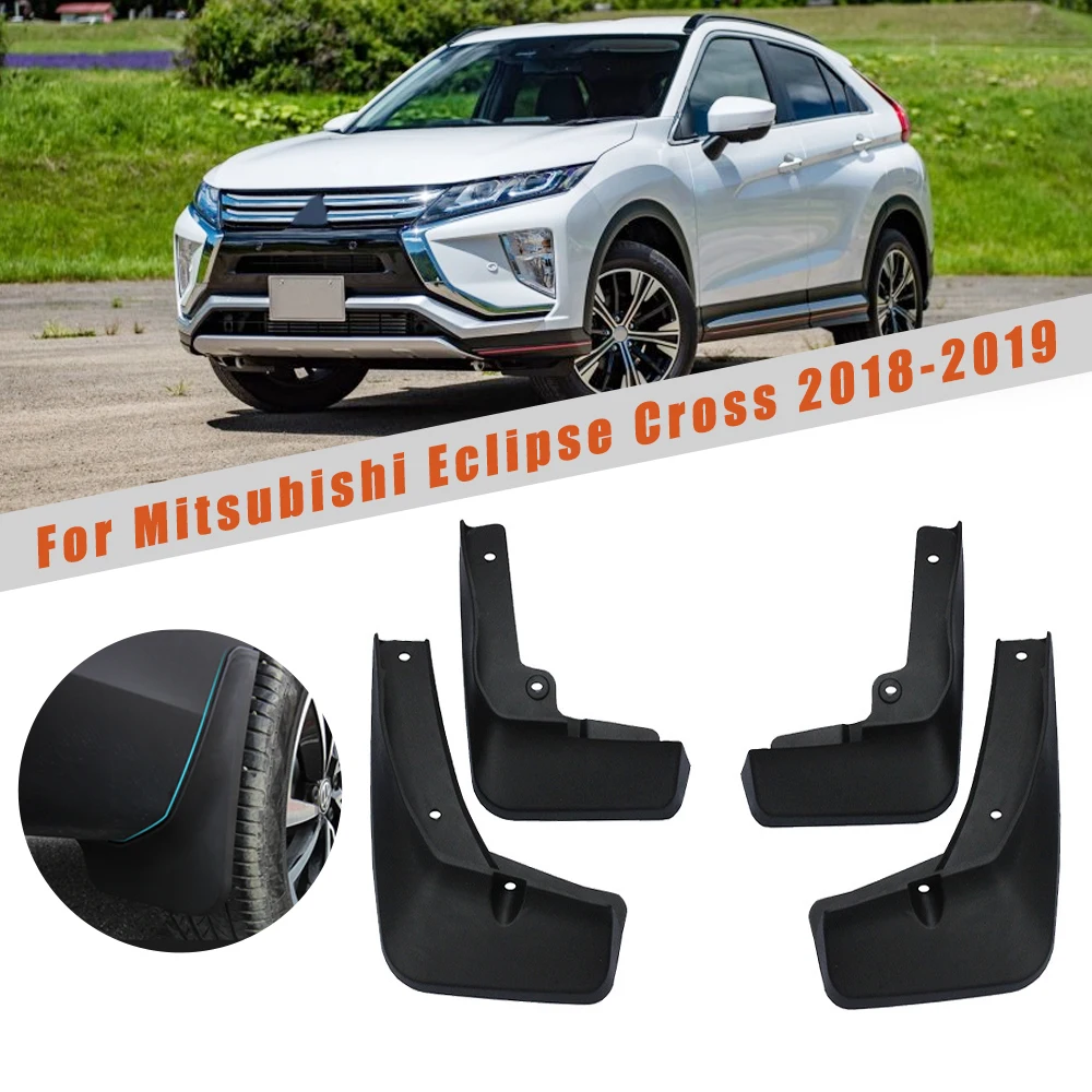 

Автомобильные грязезащитные щитки для Mitsubishi Eclipse Cross 2018 2019, передние и задние брызговики, комплект брызговиков, автомобильный Стайлинг, аксе...