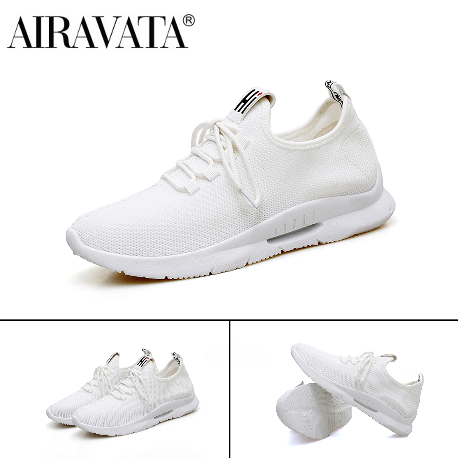 

Airavata мужские весенние/осенние кроссовки обувь для бега спорт отдых дышащие обтягивающие и красивые модные плоские прогулки