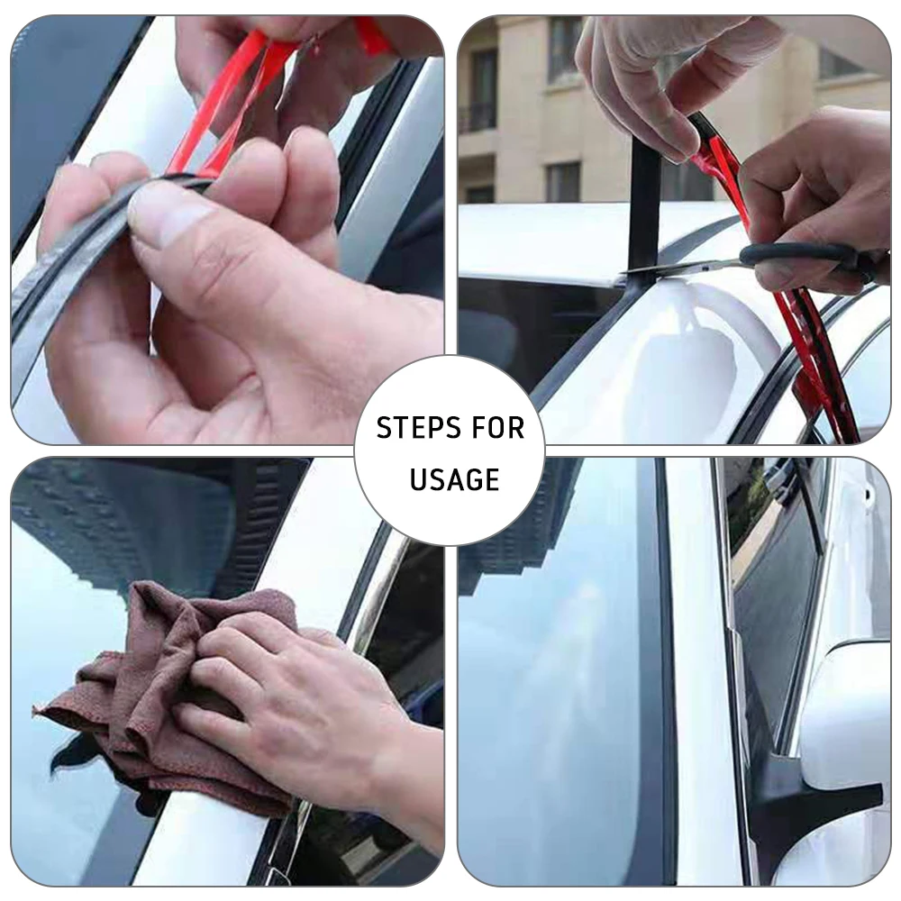 Авто Окно край лобовое стекло крыша резиновая уплотнительная лента резиновые