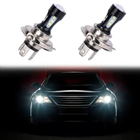 2pcs1pc h4 headlights smd 3030 18led work light spotlight for auto motorcycle truck boat tractor trailer offroad working light