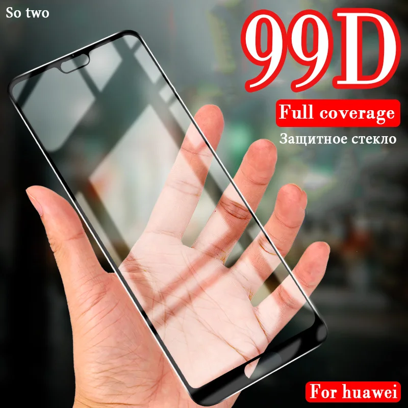 Защита экрана 99D для Huawei P30 P10 P20 lite pro закаленное стекло mate 20 10 Pro защитное