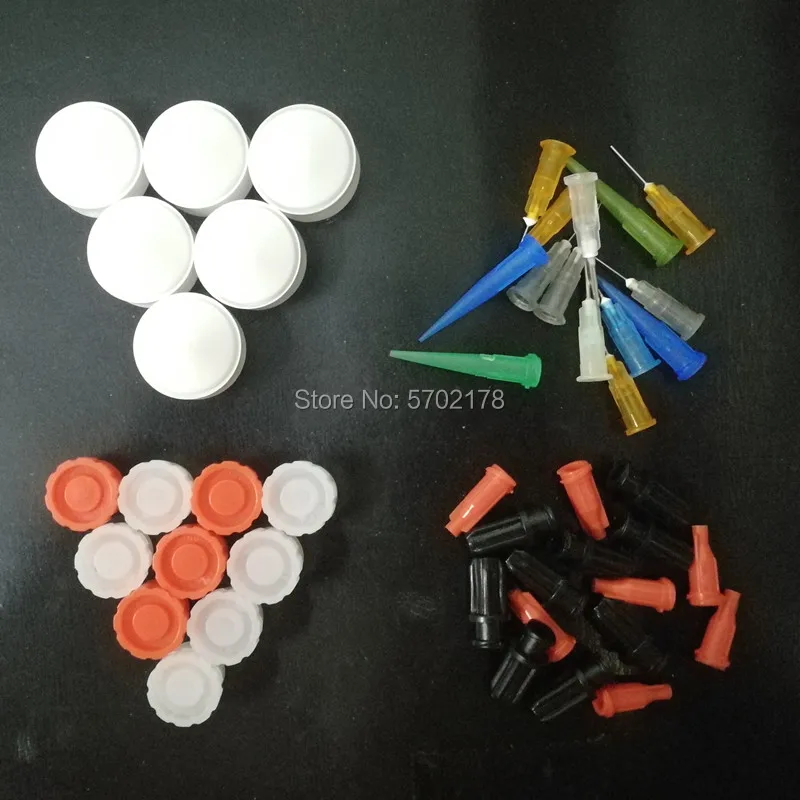 10 шт./пакет 55cc припой паста клей шприц дозирующая игла с адаптером|Эпоксиды| |