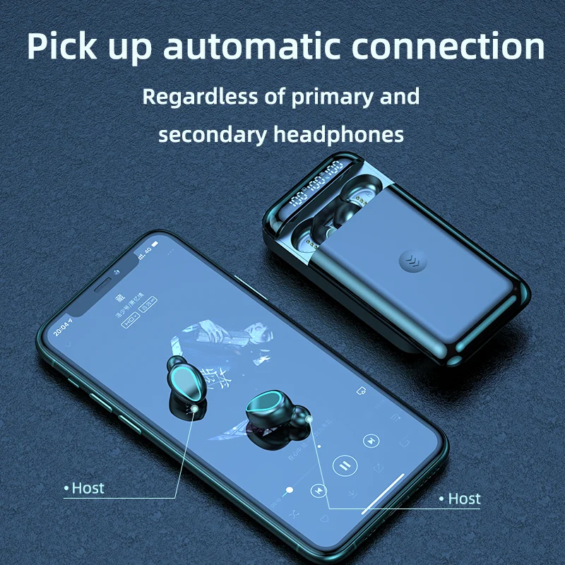 

Perfecto!tws with Charging Case, Stereo Sound, Hi Fi, Touch Control, 6000mah