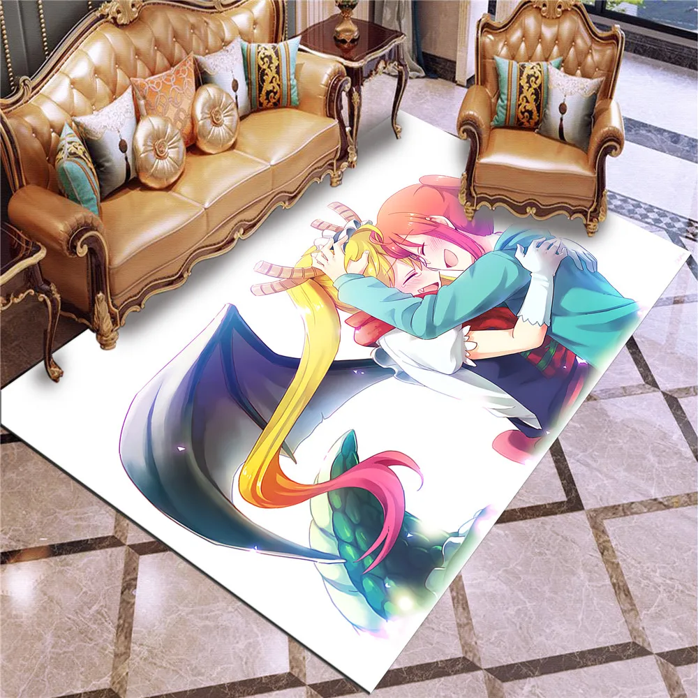 

Kanna Kamui Customized Anime Mat Decoration Home Carpets Cartoon Rug Bedroom Floor Mats Bath Flannel Rugs Doormat
