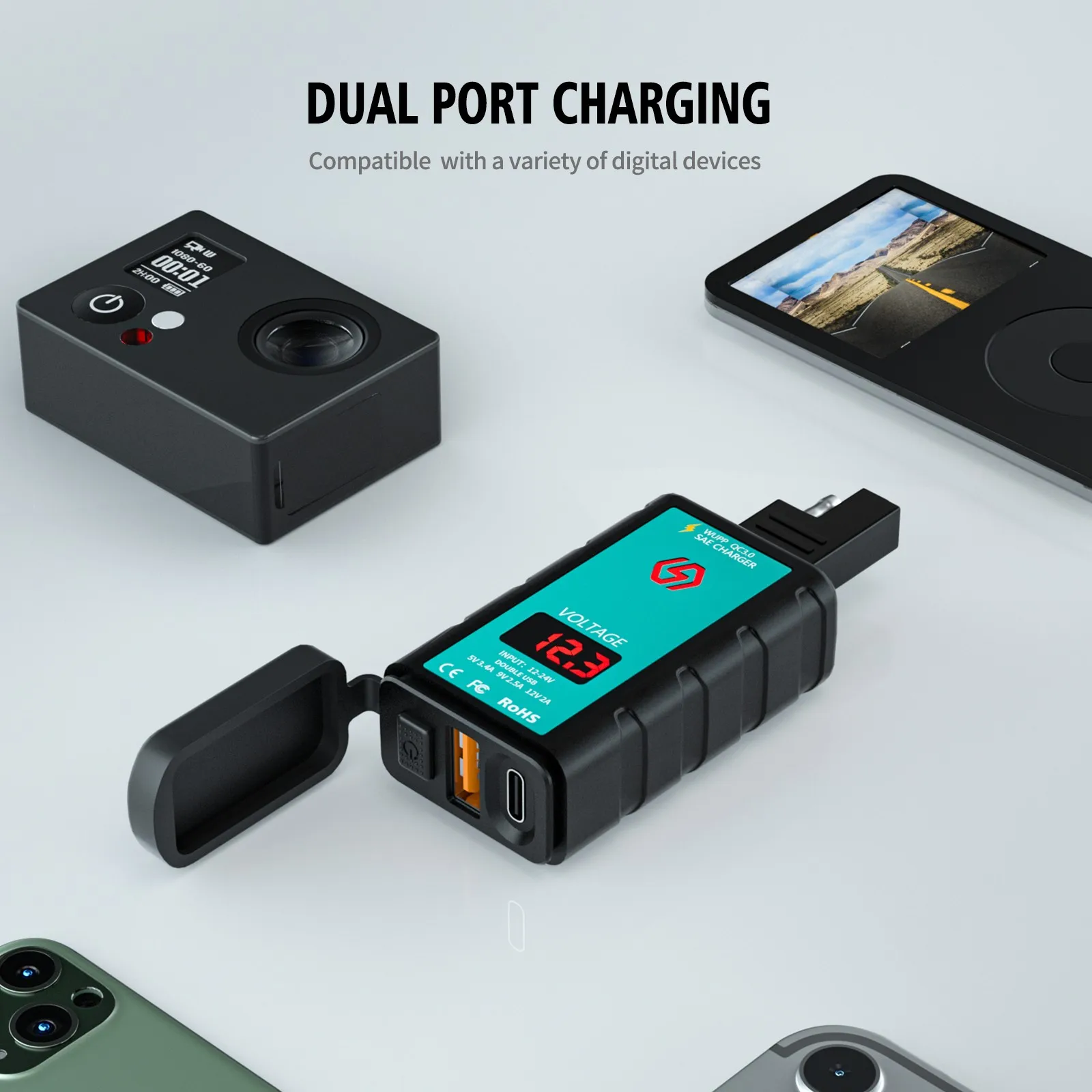 

Accessories New Parts Replacement Motorcycle Fast Charger Fast Charger