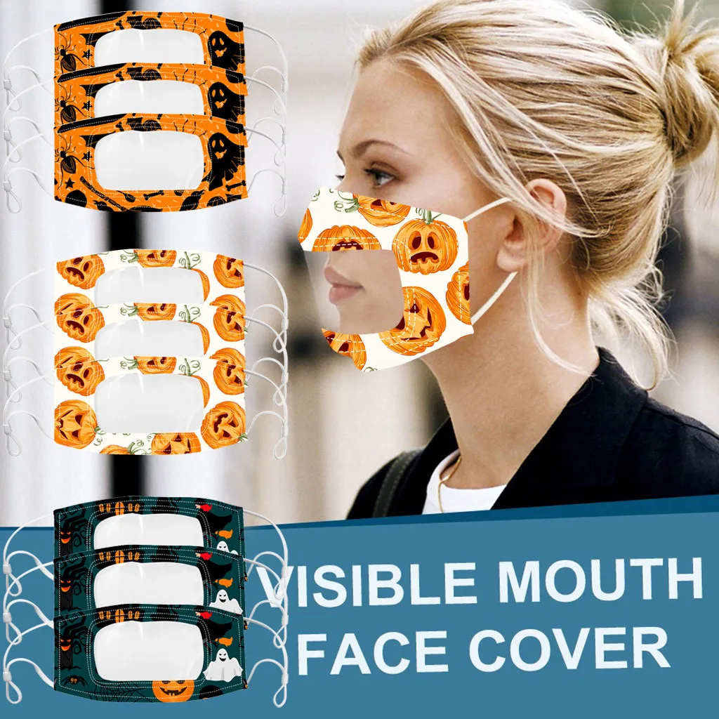 Мужской шарф для лица с принтом на Хэллоуин наружные шарфы повязка голову