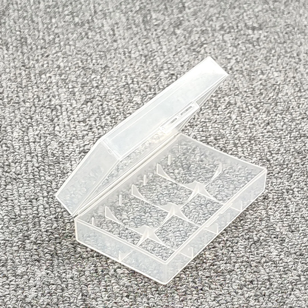 2*21700 Battery Storage Box 21700 Holder Case Plastic Transparent |
