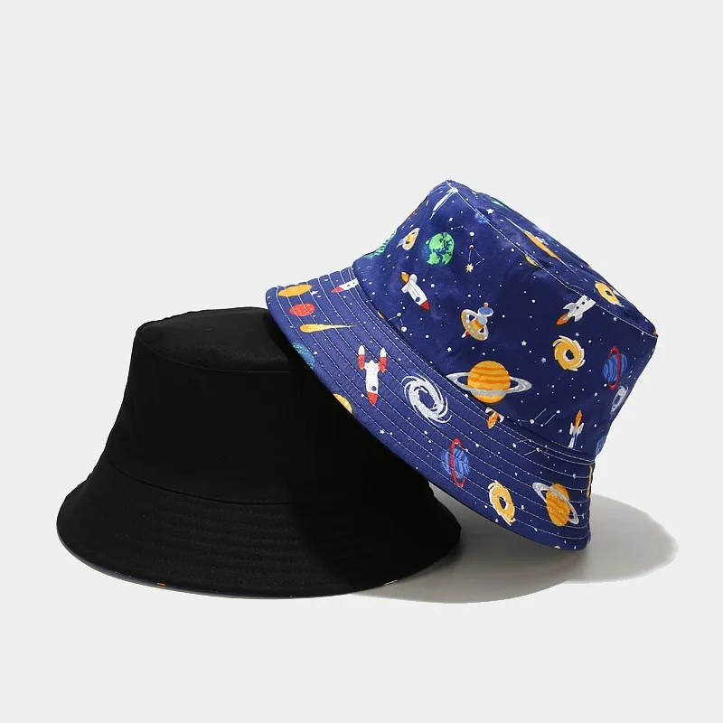 Панама женская двусторонняя с принтом | Аксессуары для одежды