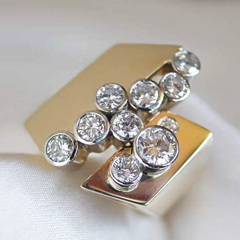 Huitan Новое поступление Гипербола дизайн женское кольцо в стиле панк &quotхип хоп&quot