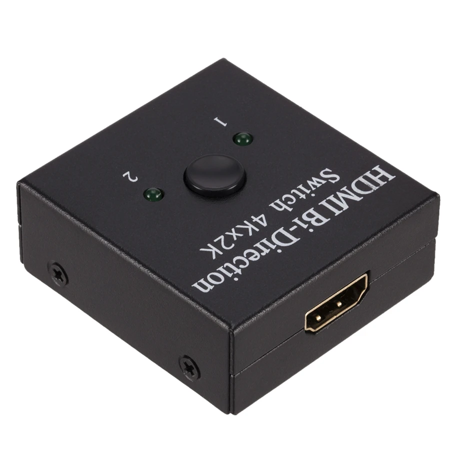 PzzPss 4K HDMI переключатель 2 порта двунаправленный 1x2 / 2x1 сплиттер порты Sup Ultra HD 1080P HDR
