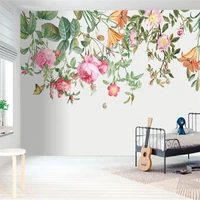 beibehang custom medieval rose plant wallpaper mural sofa tv background house decoration photo mural wallpaper for bedroom walls