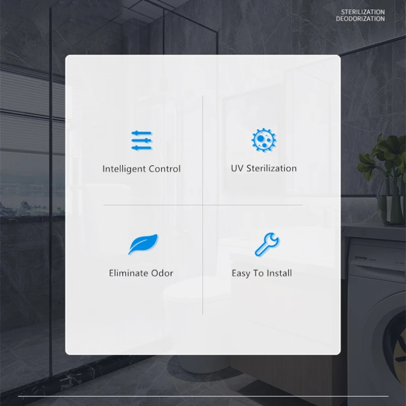 

360 UVC Toilet Disinfector Remove Odor Disinfection Lamp UVC Toilet Sterilizer Germicidal Lamp Toilet Cleaner Household