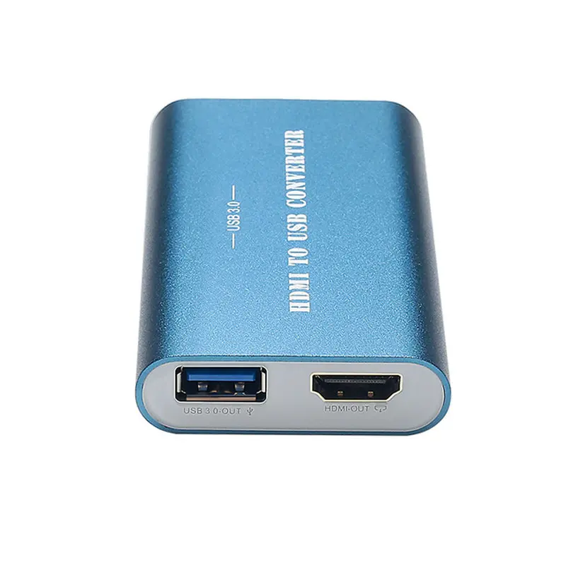 Kaufen VC 3,0 4K HDMI Zu USB 3,0 Video Spiel Laptop Erfassen Karte Für Live-streaming Erfassen Video Hdmi Unterstützung Windows Linux Chrome OS