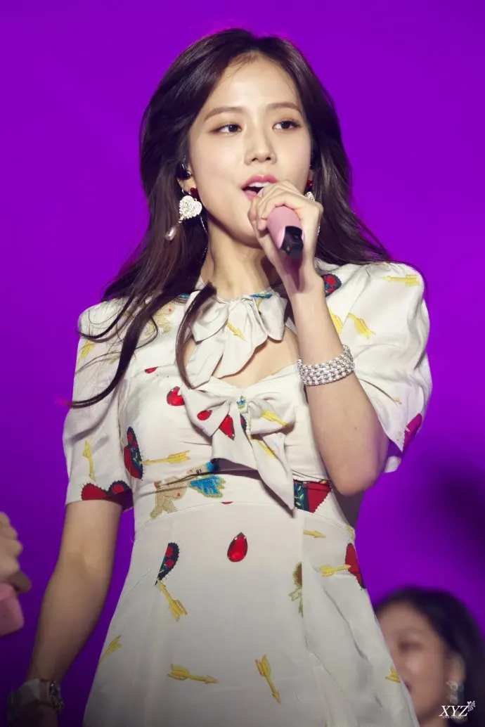 Kpop Blackpink JISOO/Новинка года; летнее уличная одежда; милое белое платье для женщин в Корейском стиле; kawaii; темпераментные платья с бантом; Одежда для девочек