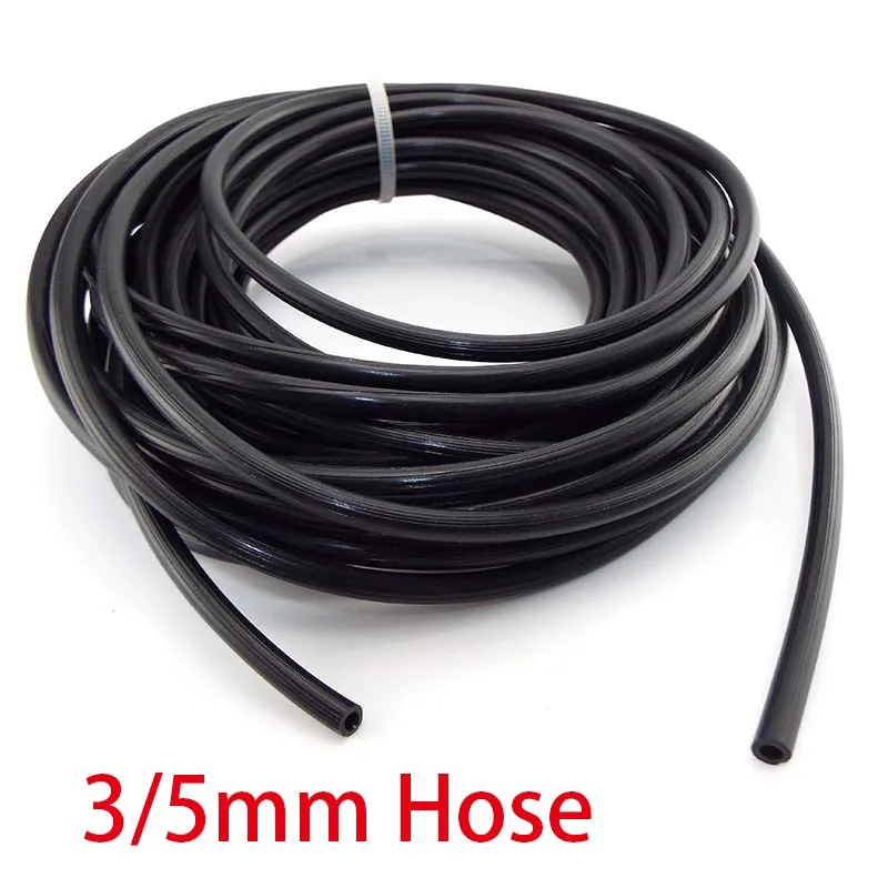 15M Garden Watering 3/5mm Hose Irrigation Pipe 1/8&#39&#39 Tubing 4mm Puncher Plant Flower Drip Dripper Sprinkler Tube Gardenhouse | Дом и