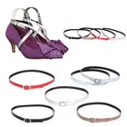 Очаровательные съемные шнурки для обуви для женщин, 1 пара, креативный дизайн, удобная обувь из искусственной кожи, ремешок для обуви