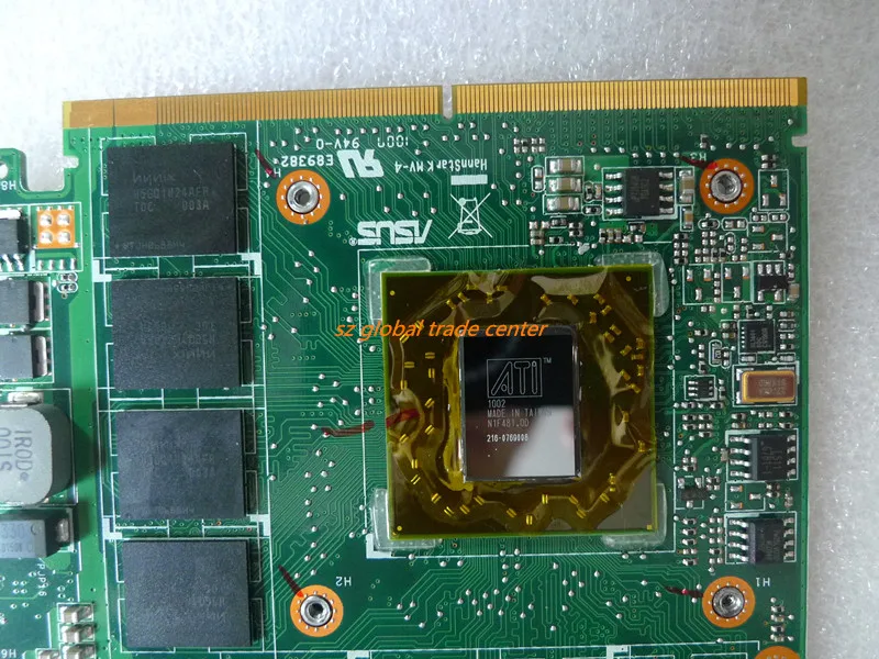 

Kai-Full G73_MXM HD5870 1GB 216-0769008 Video card board for ASUS G73 G73J G73JH Laptopo VGA graphics card mainboard