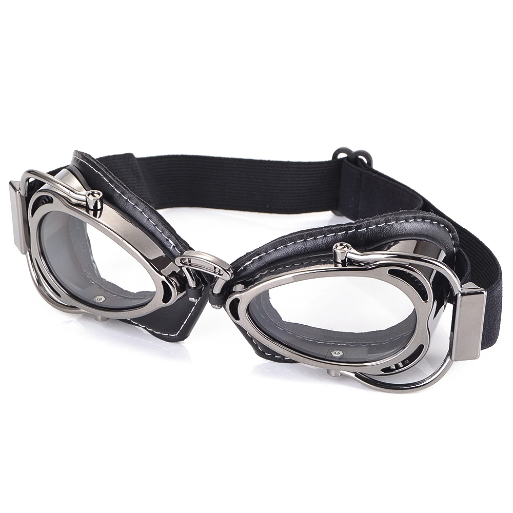 Зимние мужские и женские винтажные мотоциклетные очки для защиты глаз для верховой езды ветрозащитные очки для шлема солнцезащитные очки для мотокросса квадроцикла кроссового велосипеда MTB