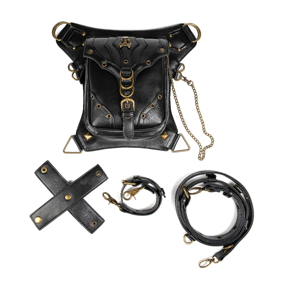 

bags for women motorcycle bolsa designe black luxury brand crossbody bolsos mujer belt chest fanny bandolera leather pochette