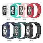 Мягкий ТПУ чехол и ремешок для Apple Watch 40 мм 44 мм Band SE 6 Противоударная защита для iWatch 5 4 3 2 1 38 мм 42 мм силиконовая Петля