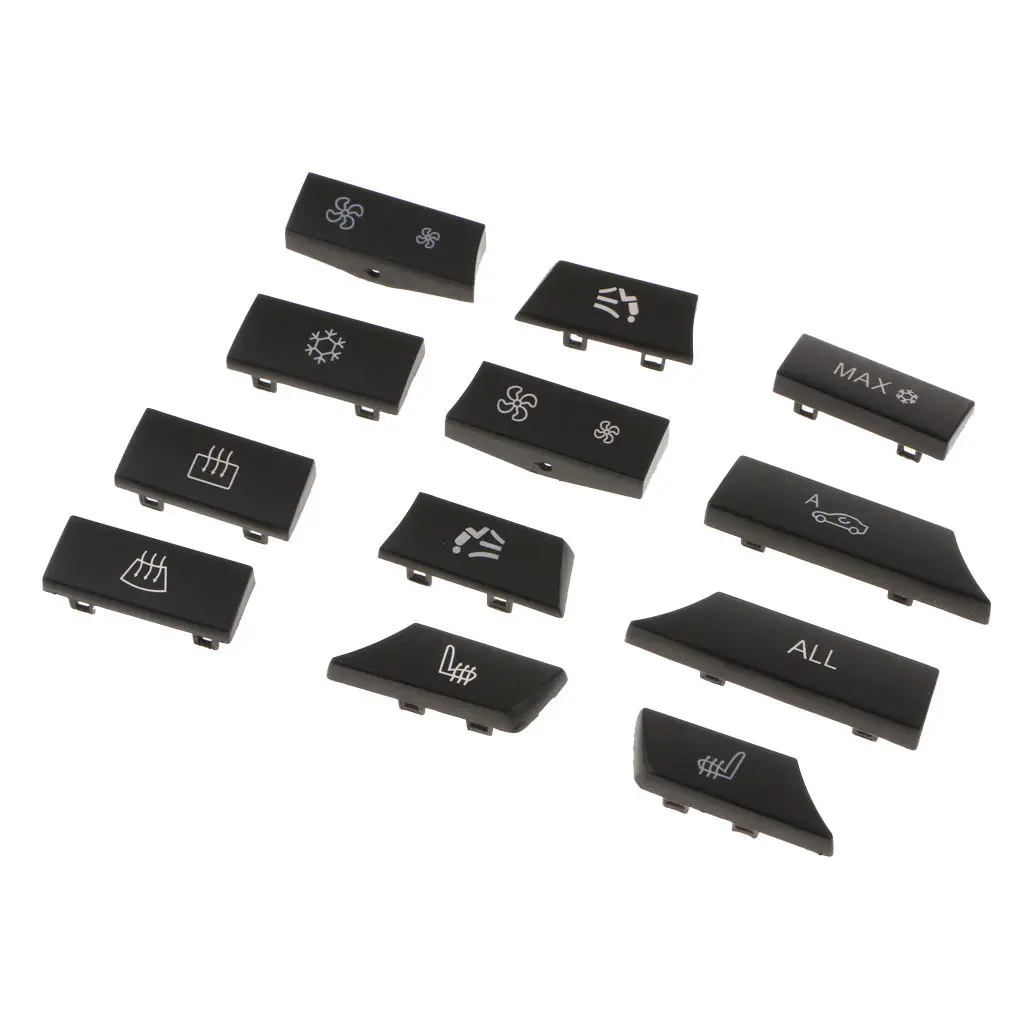 

Комплект колпачков с 12 кнопками, A/C ПЕРЕКЛЮЧАТЕЛЬ нагревателя, подходит для 5 6 7 F10 F12 F01