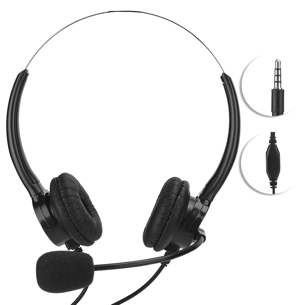 

Микрофон для планшета из искусственной кожи головы средства ухода за кожей шеи монтажа бинауральные 3,5 мм Мобильный телефон гарнитура план...