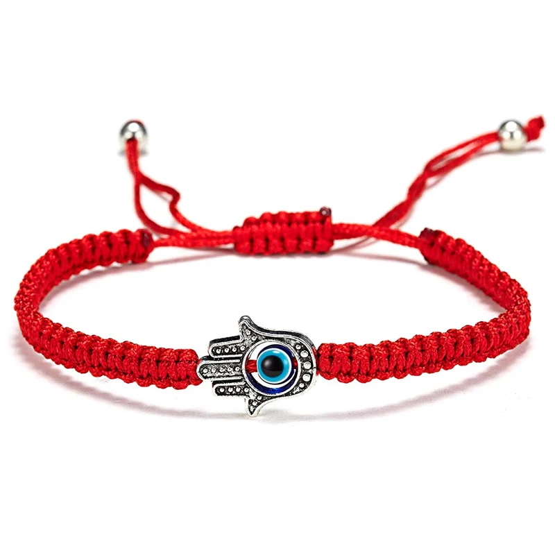 

Handmade Braided Rope Lucky Red String Bracelet Evil Eye Charm Bracelets for Women Bring You Lucky Friendship Gift Adjustable