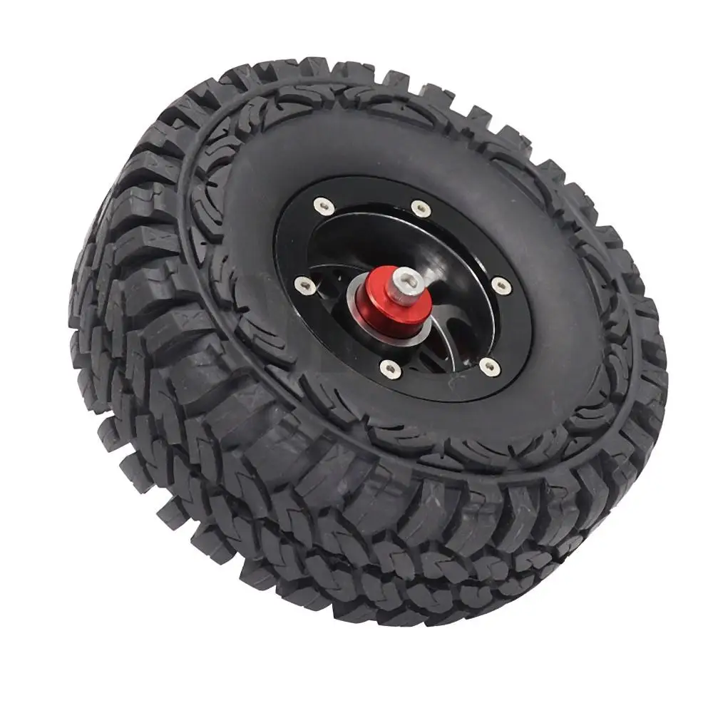 AJRC-herramienta de ayuda para el montaje/desmontaje de neum&aacute;ticos, Accesorio met&aacute;lico negro/rojo para coche Crawler 1/10 RC 1,9 2,2 pulgadas, rueda Beadlock-4
