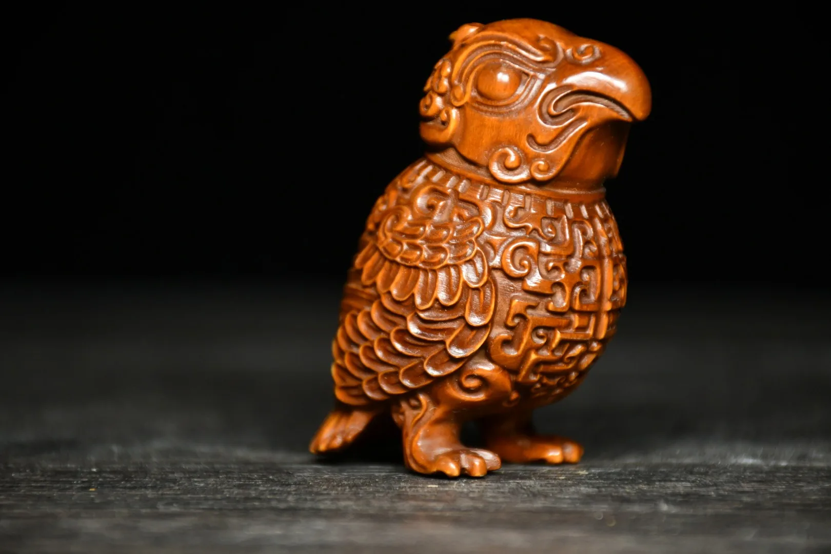 

Домашний декор 3 ", китайская статуя счастливого моря из бокса, древесины, статуэтка жителя птицы, Хордан, городской дом, экзорцизм, статуэтка