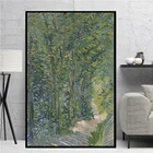 Картина маслом на холсте с изображением дороги Ван Гога в лесу, плакаты и принты, настенные картины куадроса для гостиной