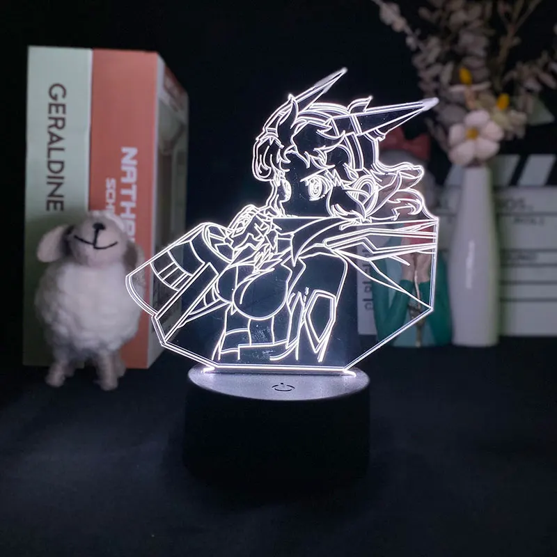 

Аниме Symphogear Хибики тачибаны сенсорный Сенсор 3D Ночной светильник Bluetooth Управление для яркие базовые леггинсы разного цвета для маленьких Л...
