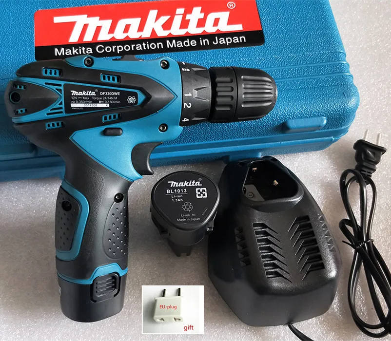 110 260 в MAKITA DF330DWE 12 беспроводной ударный драйвер|Электрические дрели| |