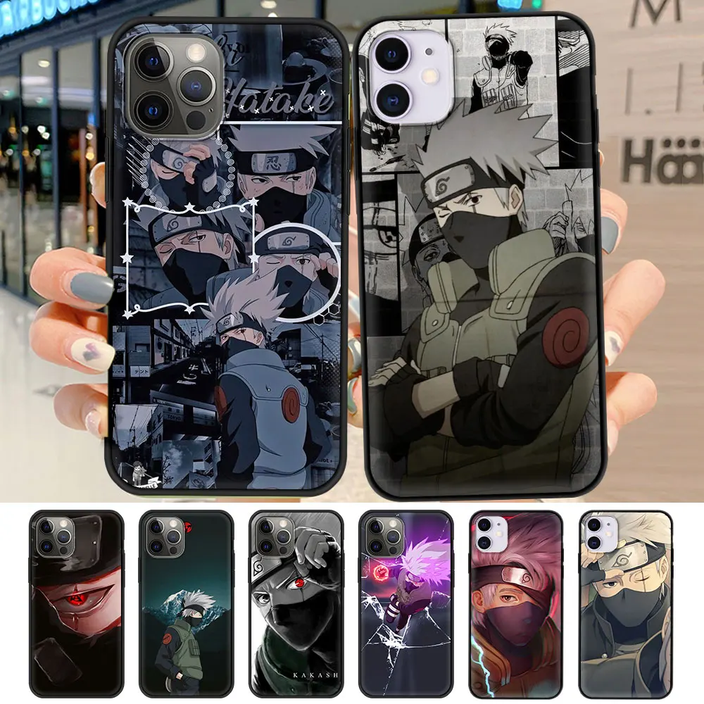 Стильный силиконовый чехол для Apple iPhone 11 12 Pro Max SE 2020 7 8 Plus X XR XS 6 черный мягкий