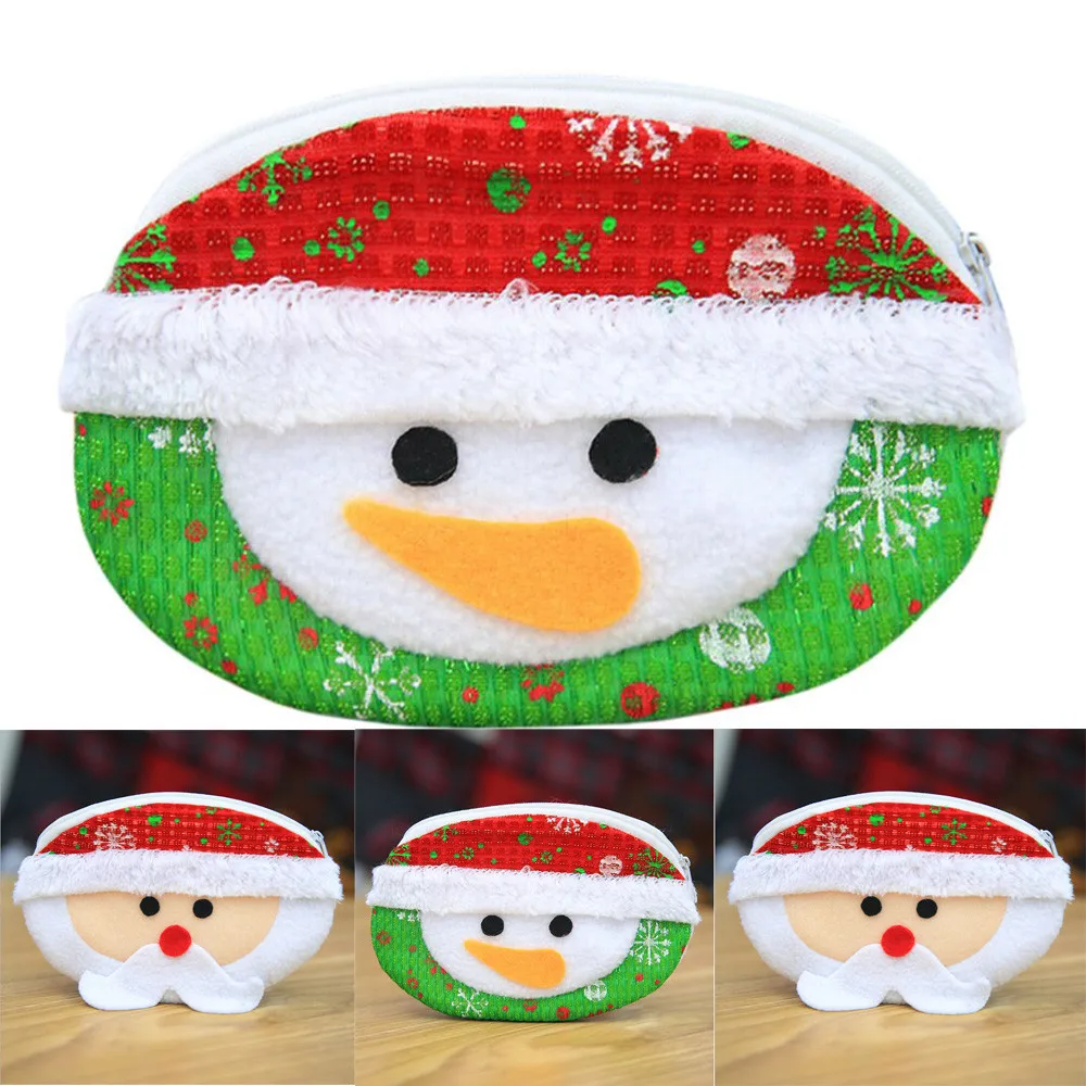 Модная сумка унисекс хлопок ткань мультфильм воротник бумажник Новый Хэллоуин