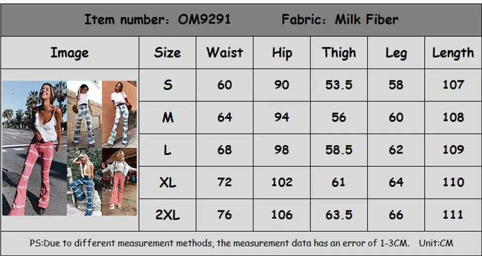

Women's Ruffle Flare Pants High-waist Trousers Stripes Casual Loose Slimming Girls Summer Bottoms Fashion Summer Long Pant