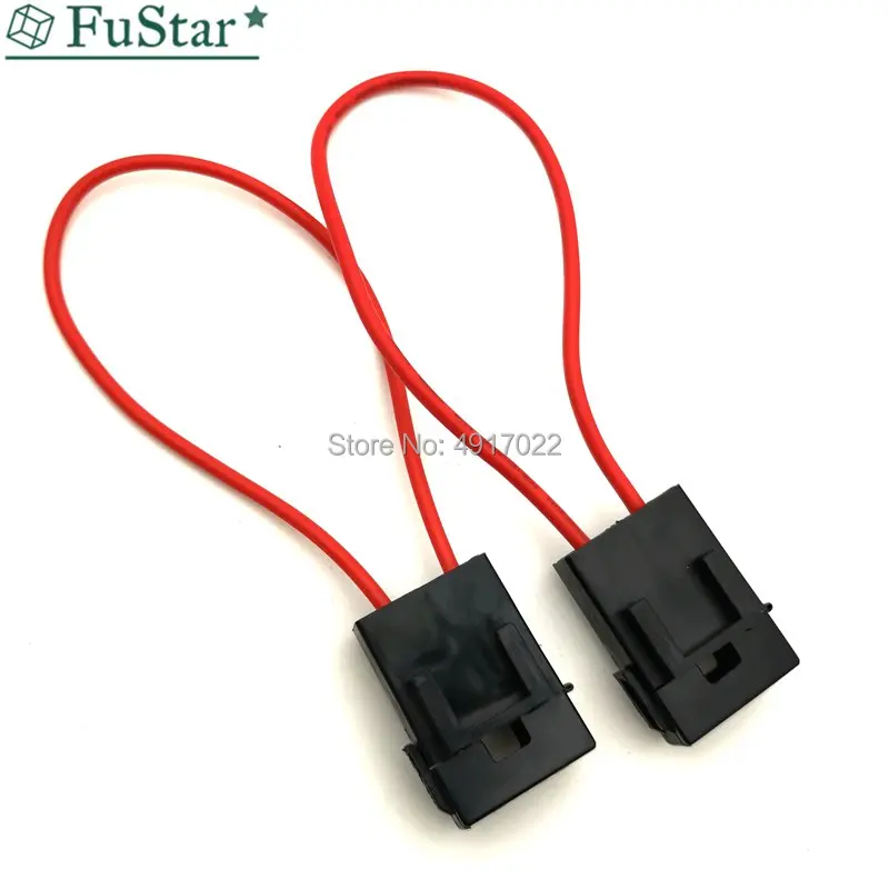 2 шт. в наборе 16AWG 18AWG Авто плавкого предохранителя Водонепроницаемый линии