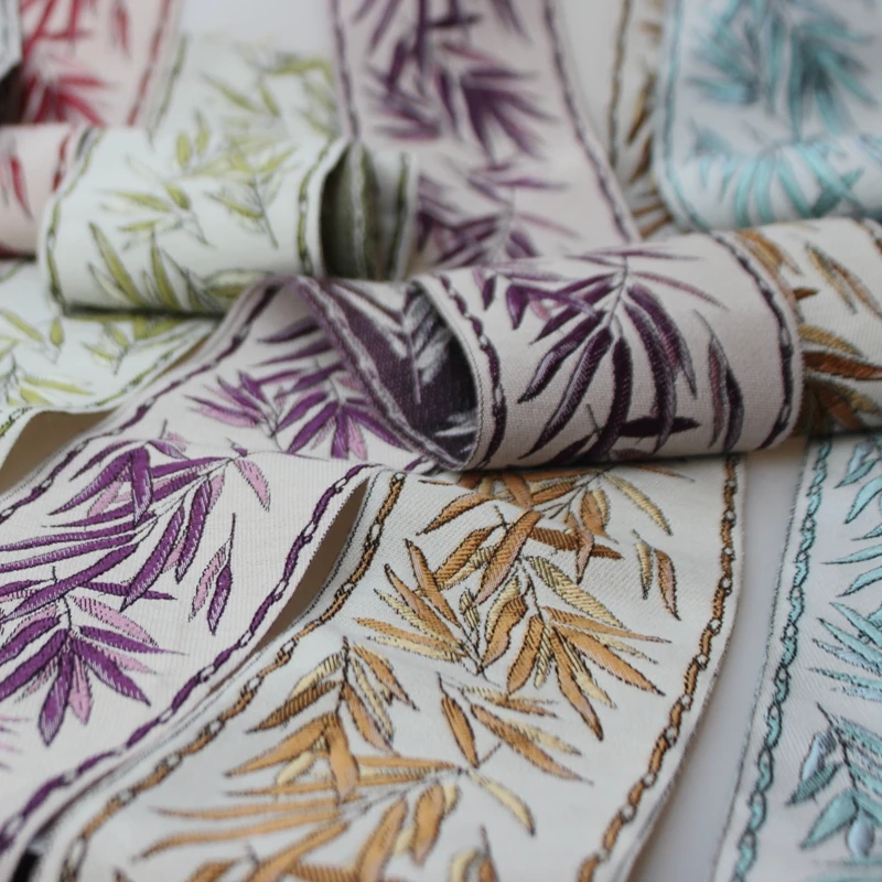 1 ярд/партия 9 см Национальная подушка диван китайский бамбук 6 цветов Лоскутная