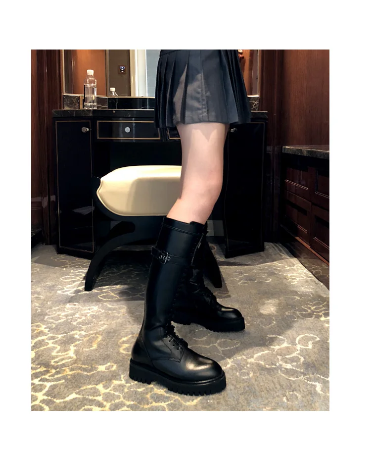 Г.; Botines Mujer; ботинки в стиле милитари; женские зимние ботинки; Botas Mujer; обувь на среднем каблуке; удобная женская обувь; модная обувь; zapatos De Mujer