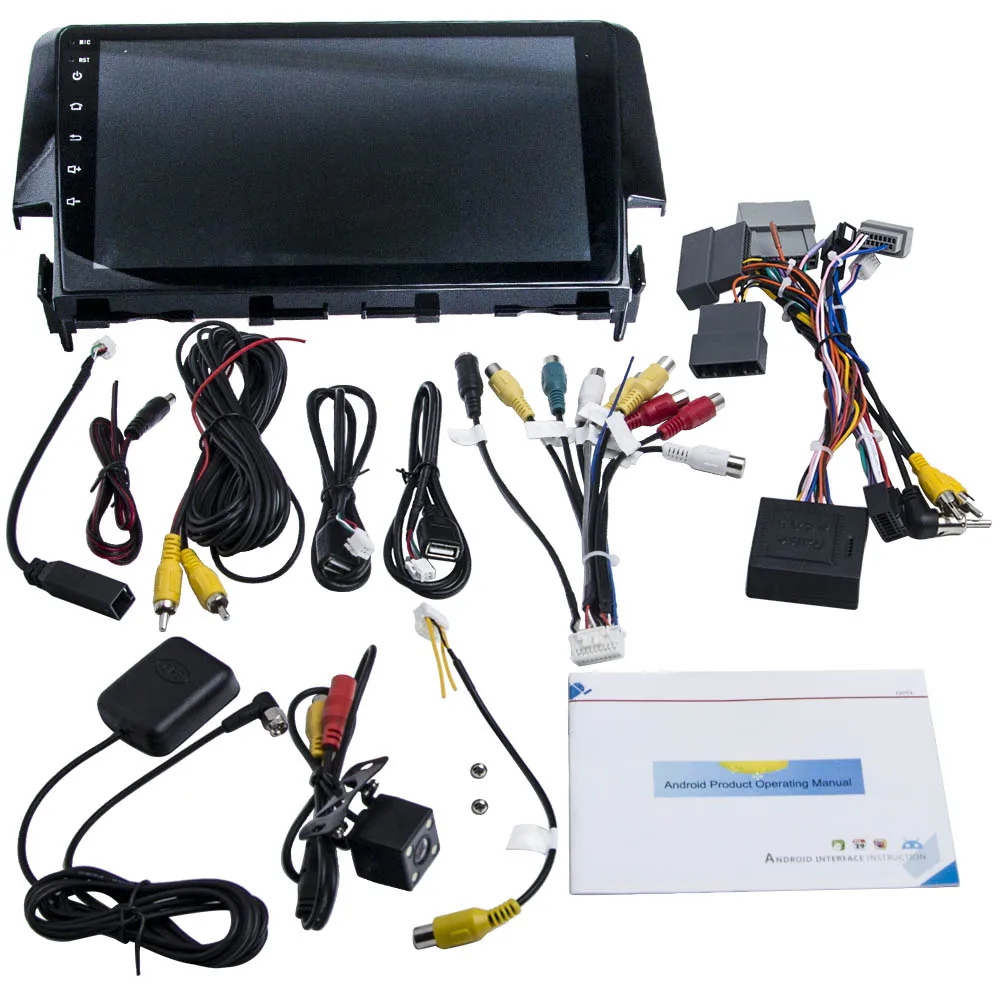 

Для Honda Civic 2016 2017 2018 четырехъядерный Android стерео радио автомобиль GPS Navi MP3 MP4 видео-навигатор плеер Bluetooth WI-FI 1/16GB