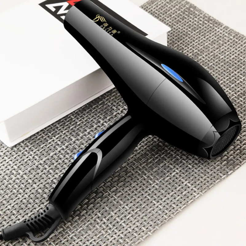 Фен для волос 220 В высокомощный профессиональный бытовой фен с горячим и холодным